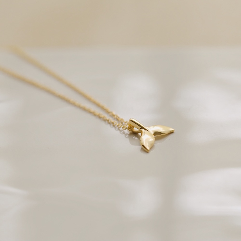 Mermaid Necklace | 14k Gold Plated - Picture 2 of 7